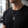 COLLAR ÉBANO GEOMÉTRICO