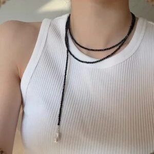 COLLAR CASCADA NEGRA