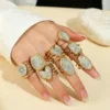 ANILLO GRIS AZULADO