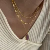 COLLAR OVALO PALO DE ROSA