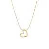 COLLAR CORAZÓN DORADO
