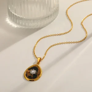 COLLAR SOL ANIMAL PRINT